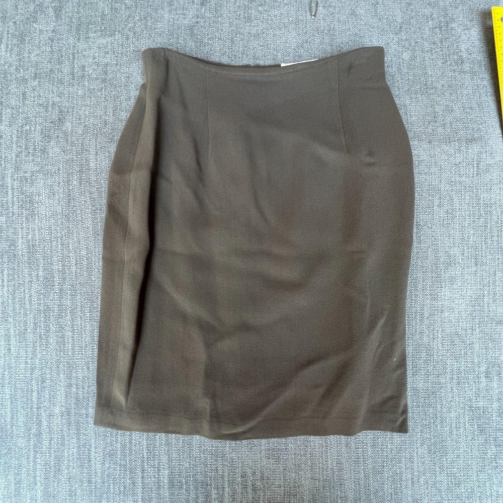 Vintage Isabel Ardee Pencil Skirt Womens 6 Brown Lined Formal Office Chic Career
